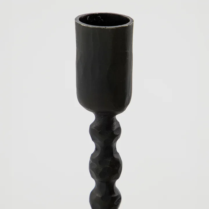House Doctor - Mala Kerzenständer, Ø 6,5 x H 13.5 cm, schwarz