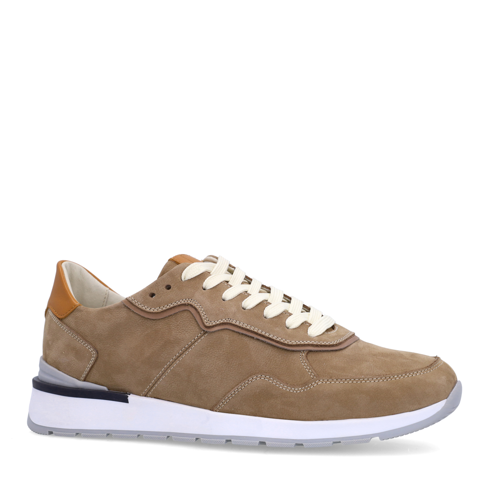 Beige nubuck sneakers