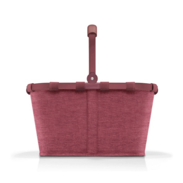 (22l) Carrybag Einkaufskorb Shopping Einkaufstasche (BK3104) - Twist Maroon