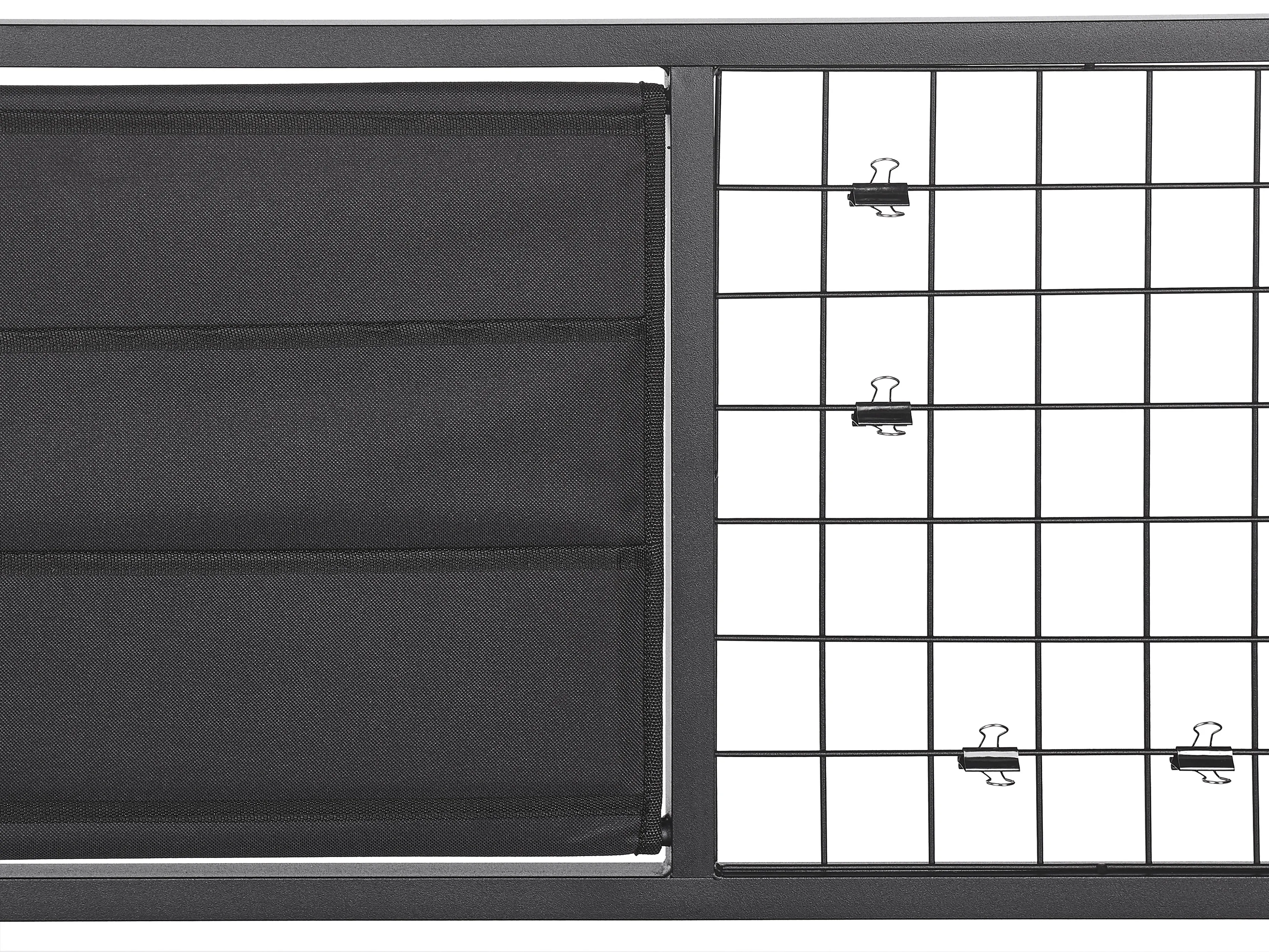 Bureau met memobord VINCE Zwart 118 cm 60 cm