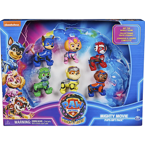 Paw Patrol Mighty Movie figurer 6-pak