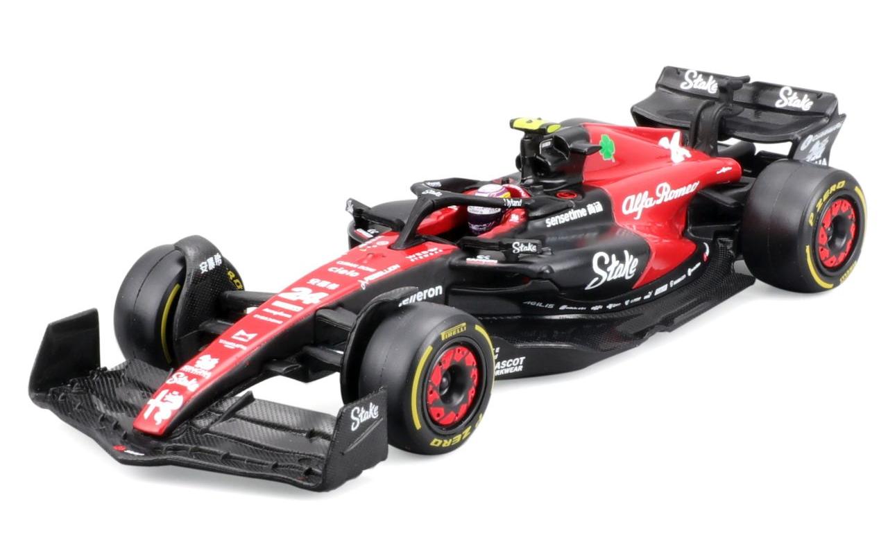 Alfa Romeo F1 Team Stake C43 Zhou 2023 1:43Sammlermodell im Massstab 1:43