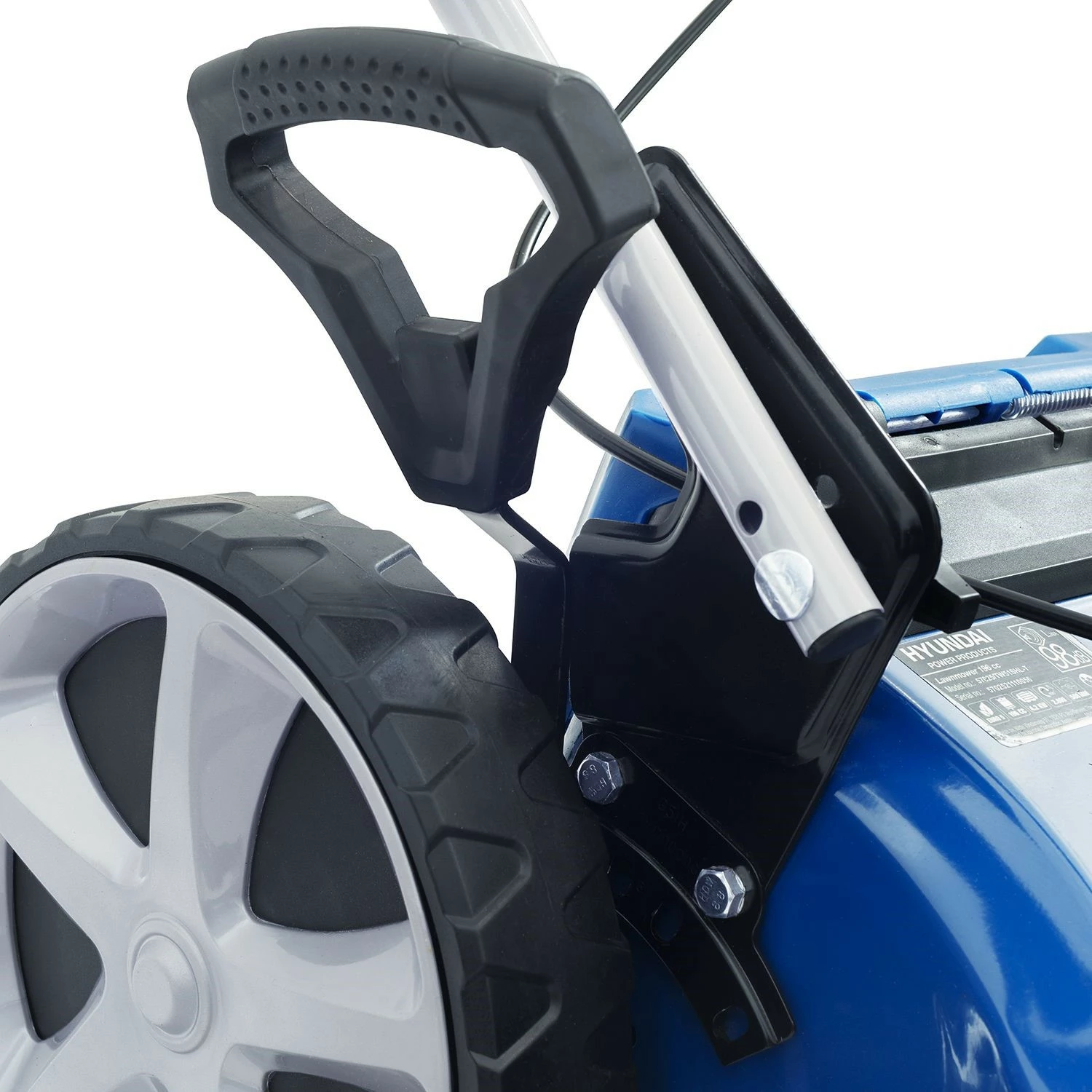 Hyundai 57026 Benzine grasmaaier – 196cc – 4-takt – elektrische start – Zero-Turn wielen