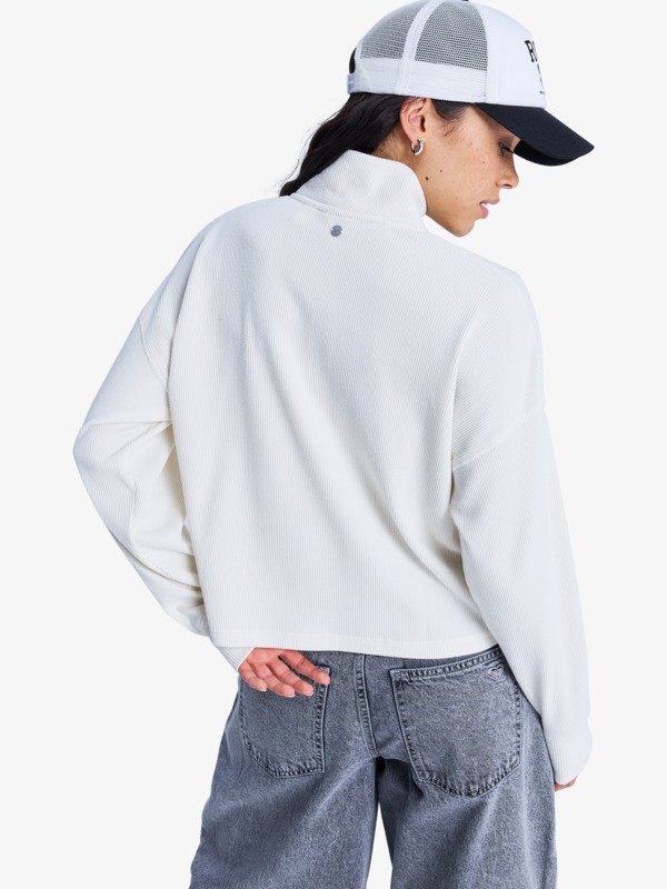 Carefree Cool Top zippé Blanc Femme