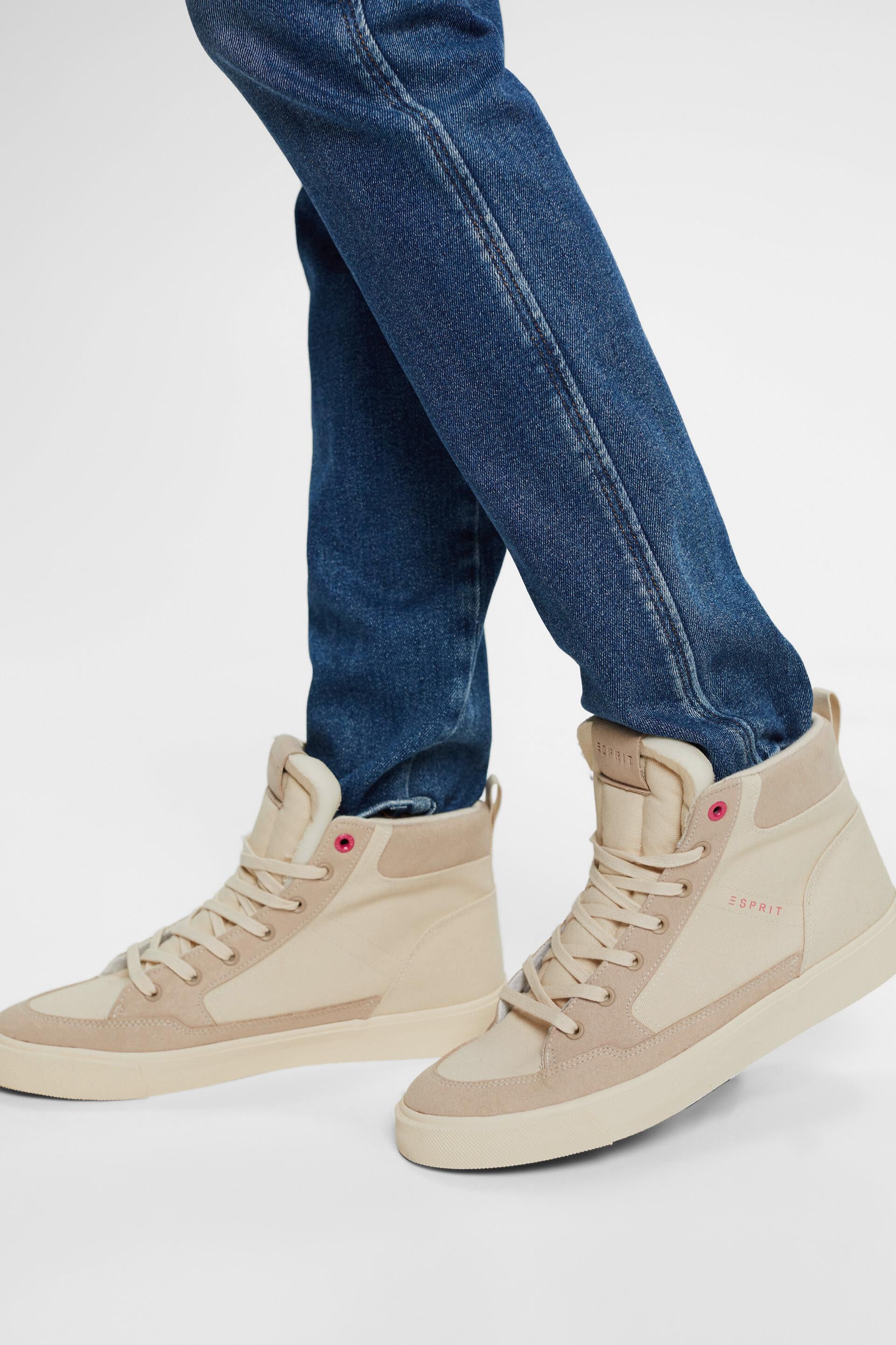 Sneakers montantes bicolores