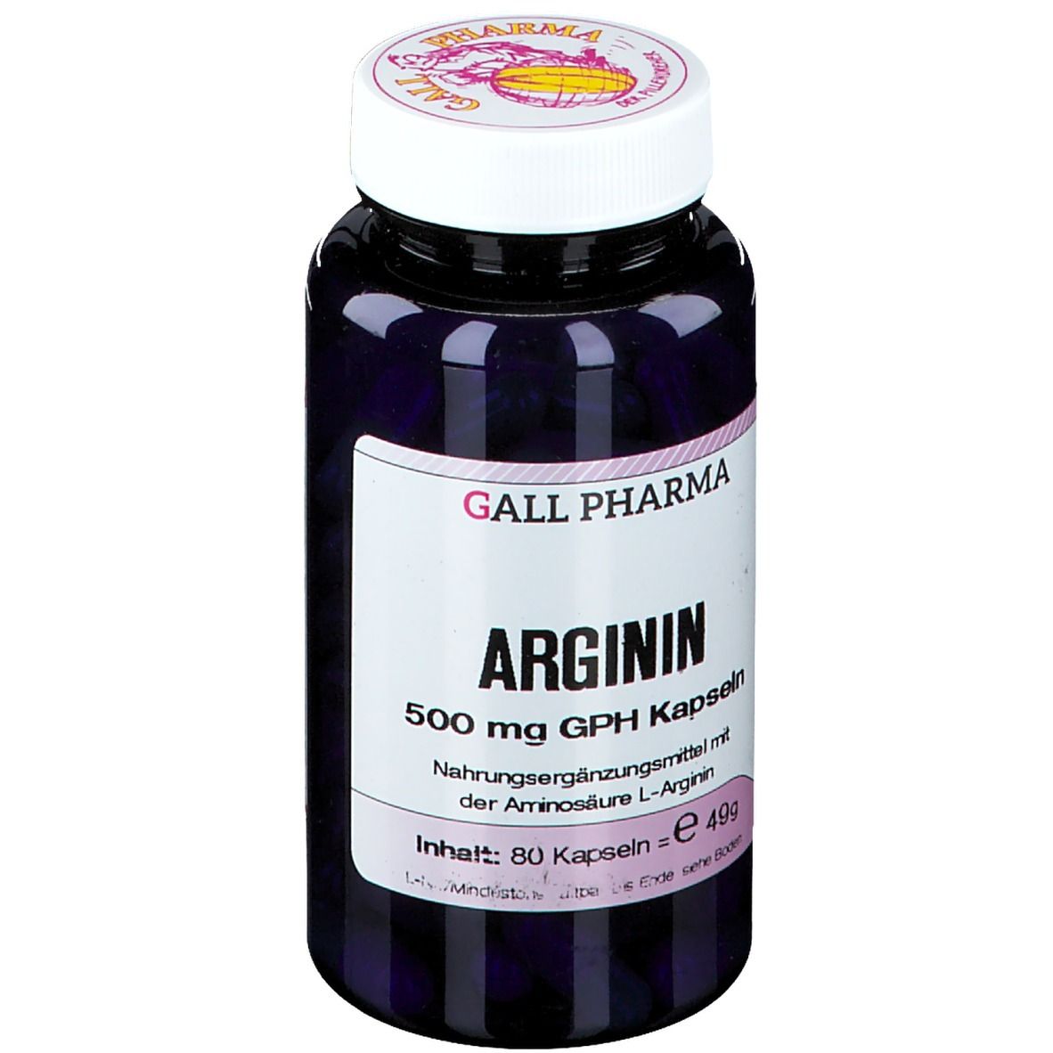 GALL PHARMA Arginin 500 mg GPH