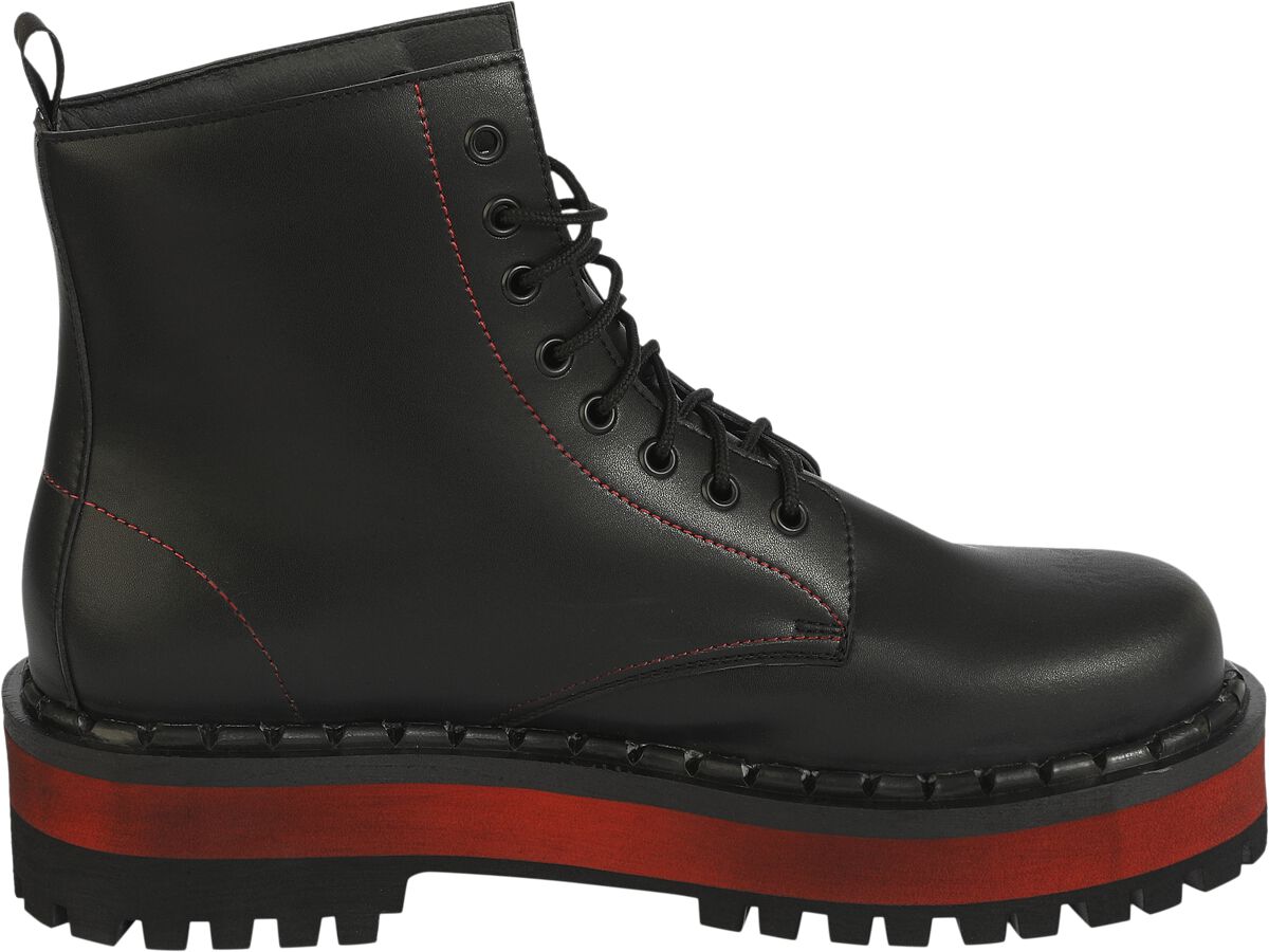 653 Vegan Black/Red | Altercore Bottes