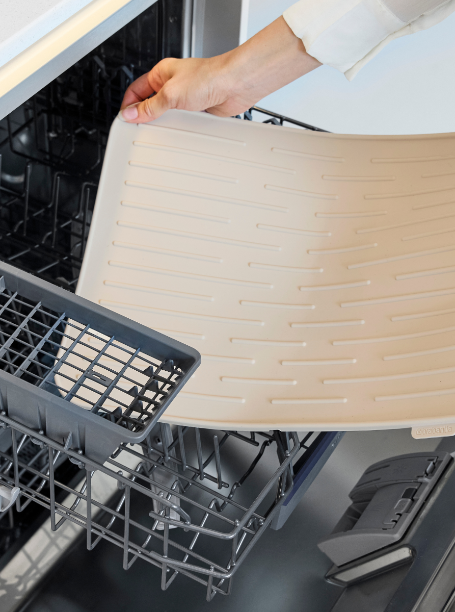 SinkSide Silicone afdruipmat - Soft Beige