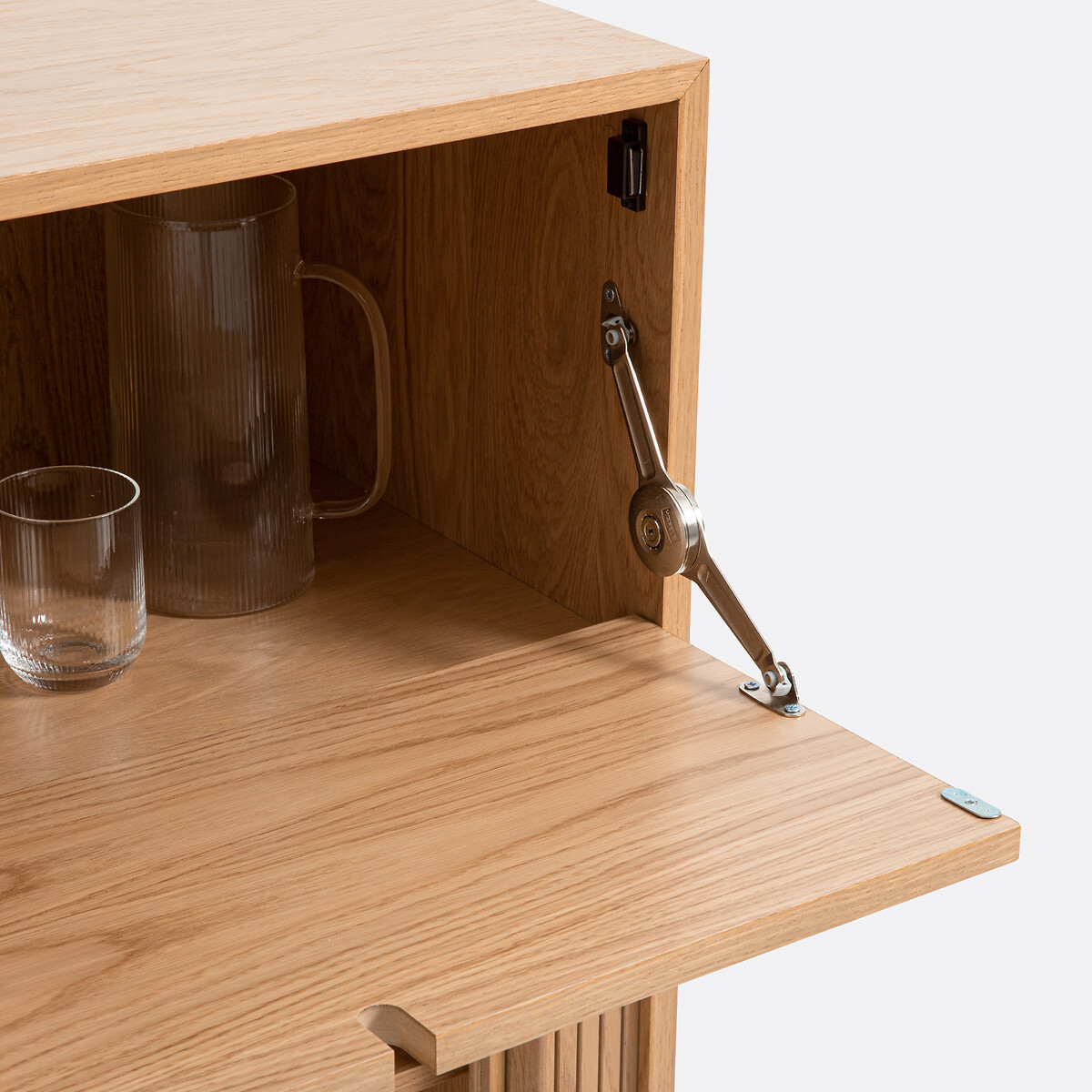 LA REDOUTE INTERIEURS<br>Armário de bar com 1 porta de abrir e 2 portas de correr Strio