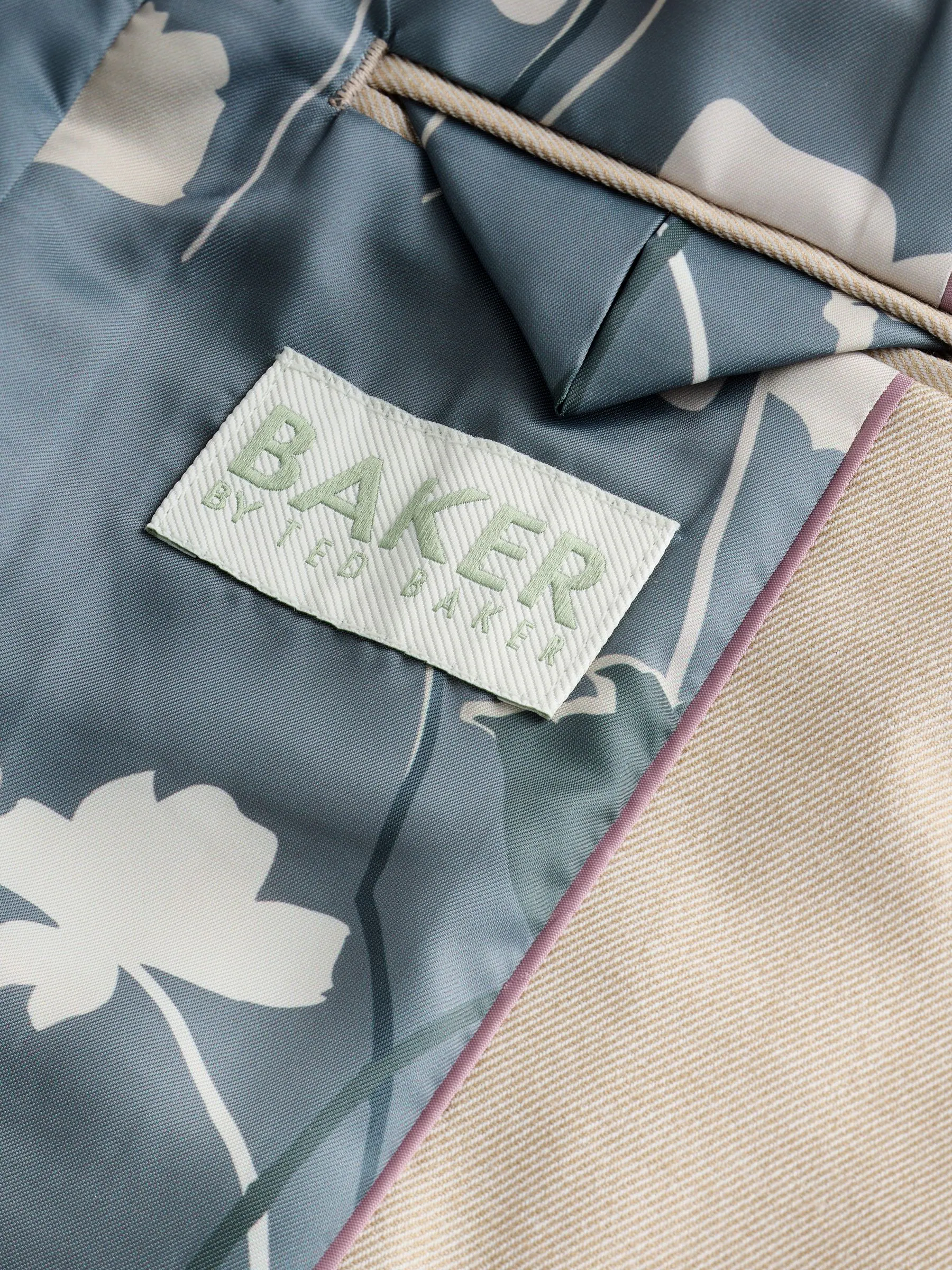 Pastelgeel - Baker By Ted Baker kostuumjasje