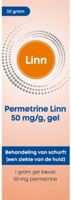 Linn Permetrine 50mg/g Gel 30 gram