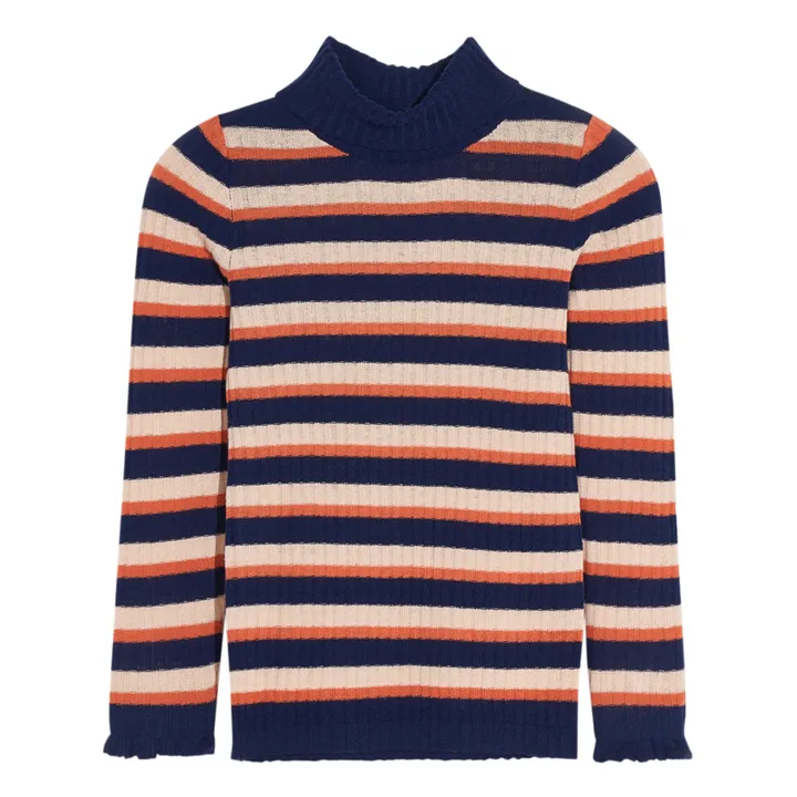 Bellerose Pull Col roulé Gouly | Bleu indigo