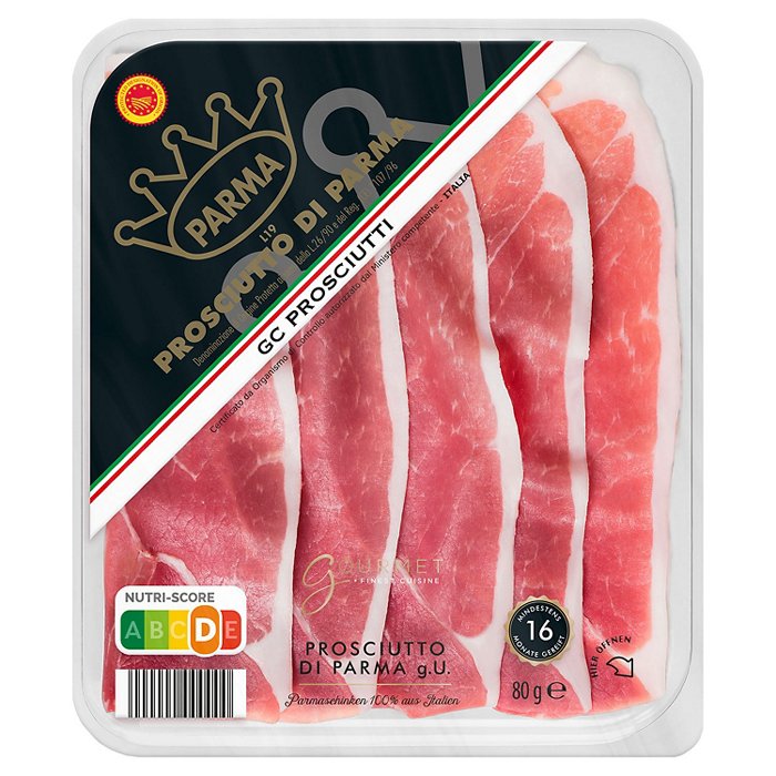 GOURMET FINEST CUISINE Prosciutto di Parma DOP 80 g