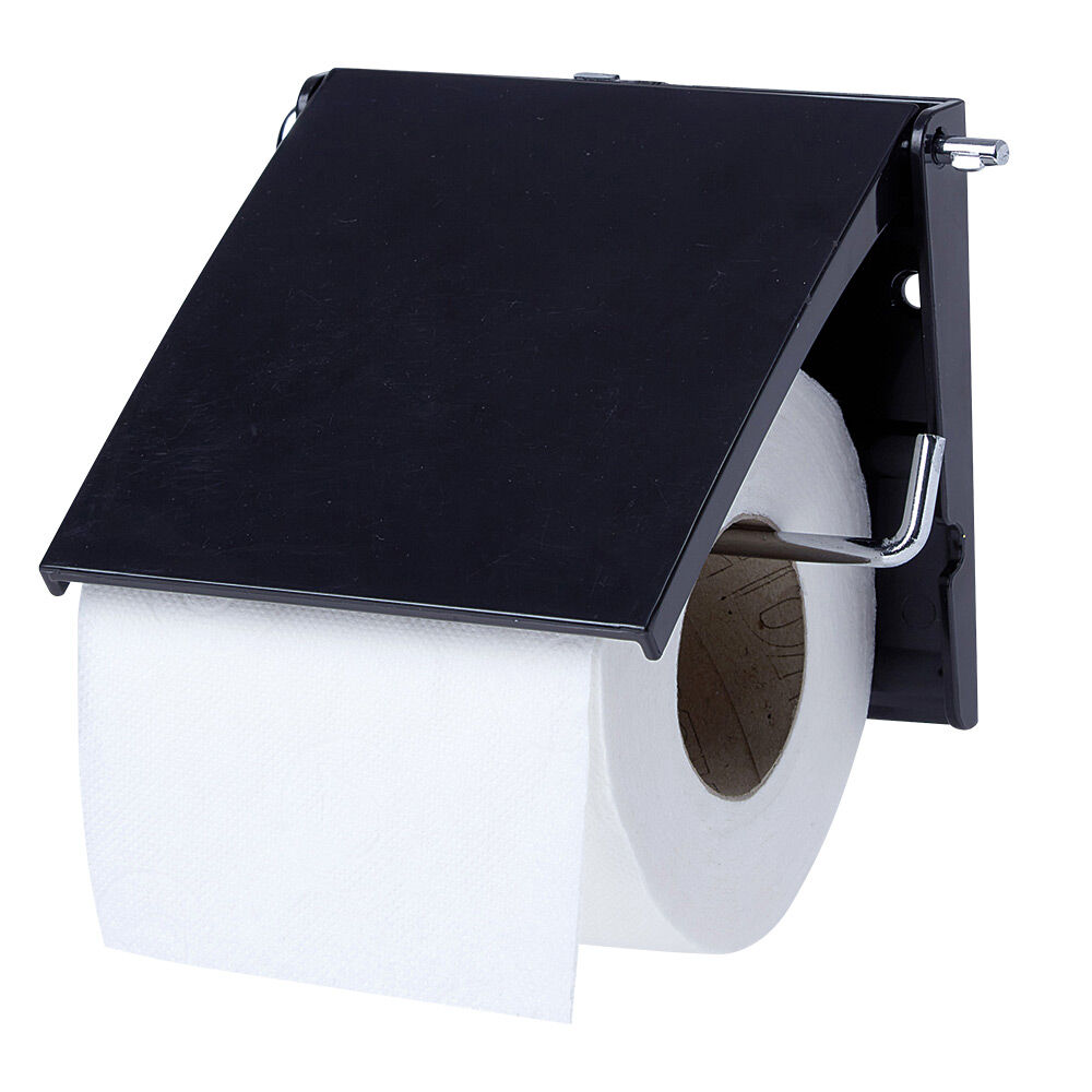 Dérouleur papier toilettes noir