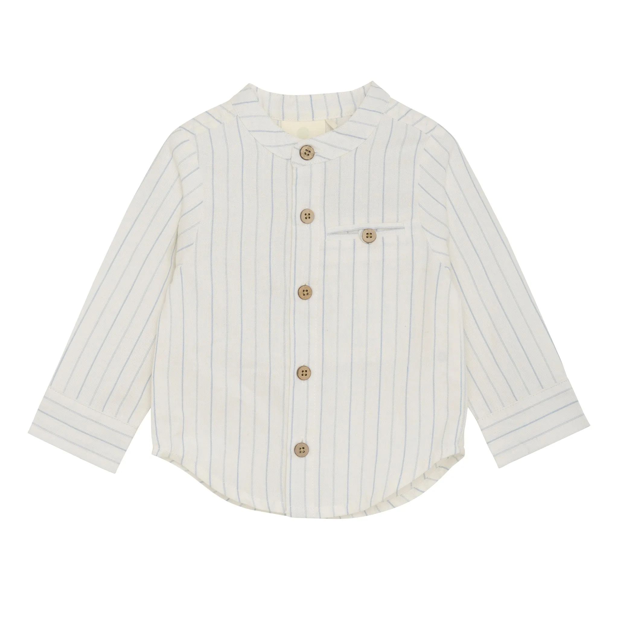 En Fant Chemise Rayée Ivoire 6-24mois