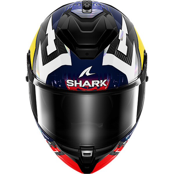 Shark - Casque Spartan GT Pro Replica Zarco Signature Carbon Navy / Carbone / Rouge / Jaune