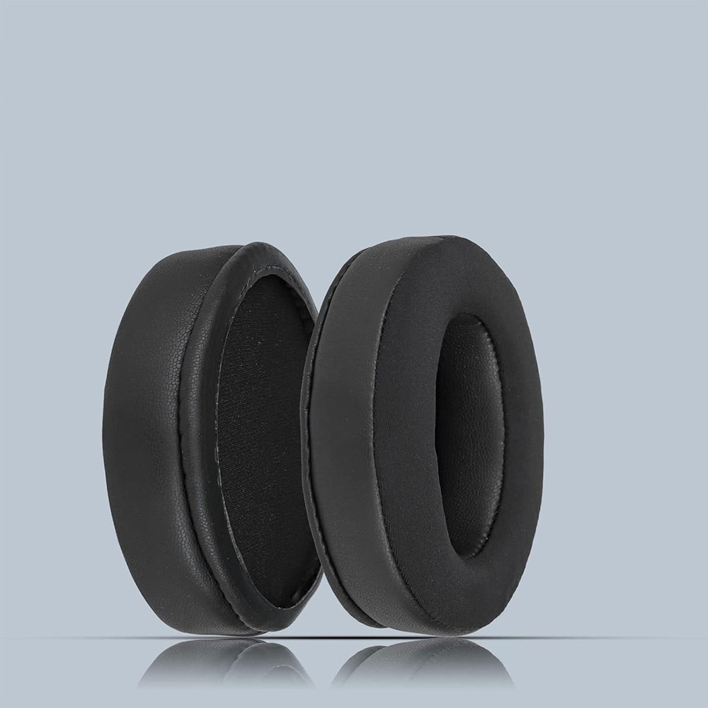 (2er Set) Sennheiser HD4.50BT / HD4.50 / HD4.50BTNC / HD 458BT / HD450 Kopfhörer kühlende Ersatz Ohr Polster Kissen - Schwarz