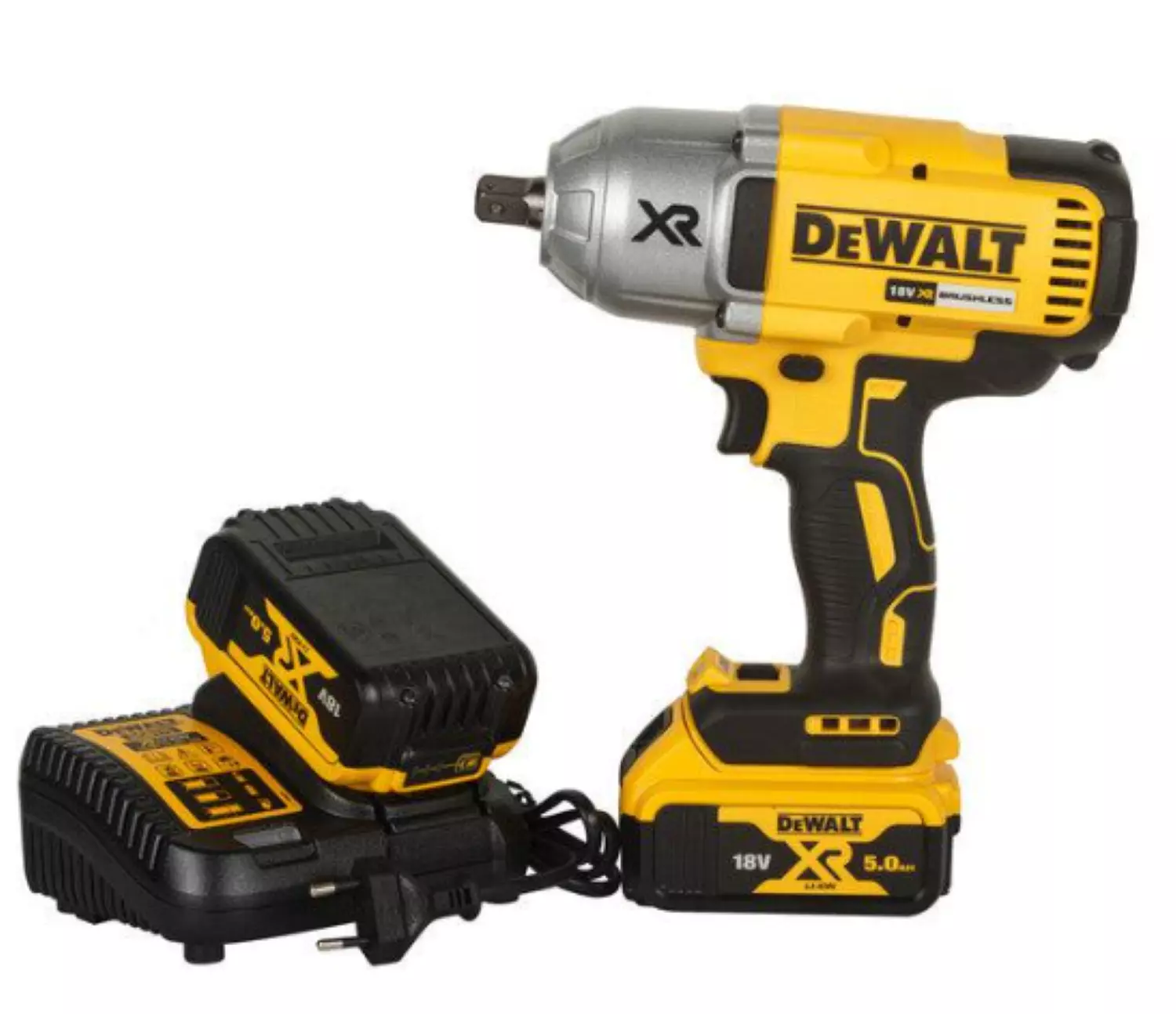 DeWALT DCF899P2 18V Li-Ion Accu slagmoersleutel set (2x 5.0Ah accu) in koffer - 950Nm - 1/2