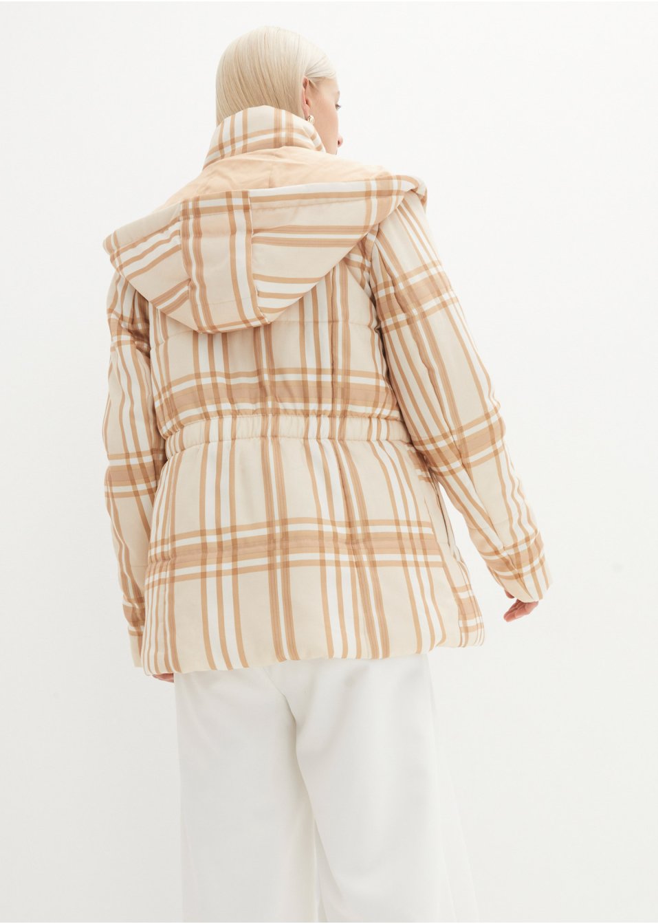 Veste matelassée à carreaux