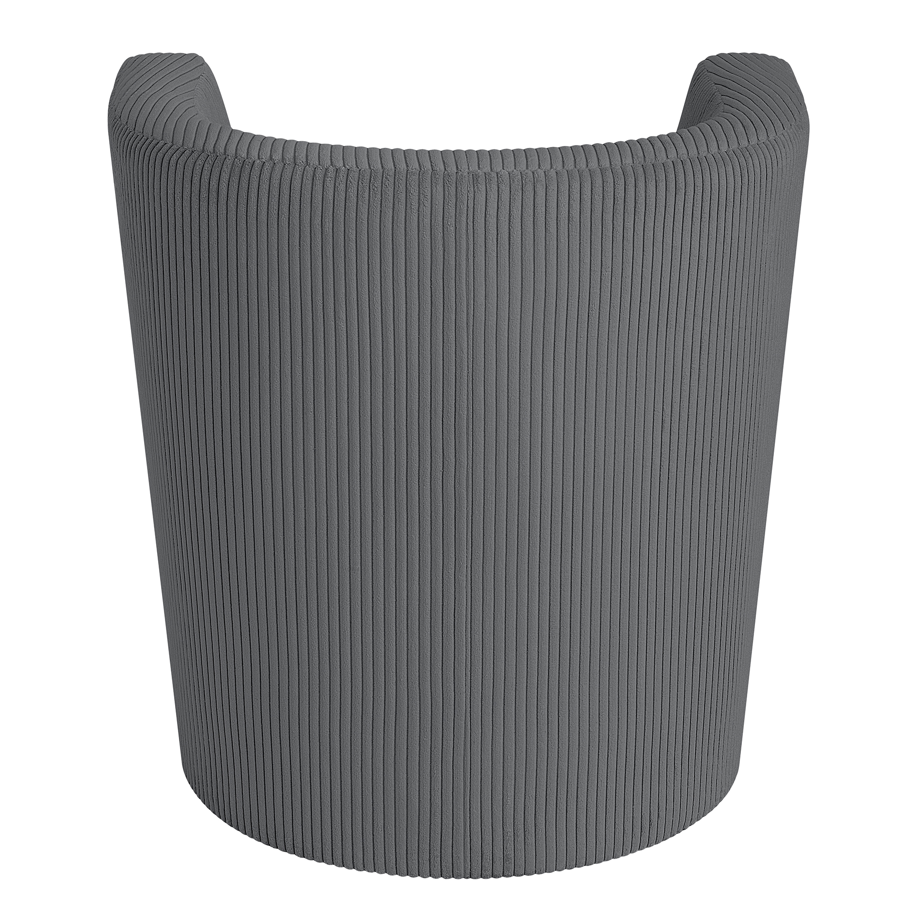 Cocktailsessel - dunkelgrau - Cord - 76 cm hoch