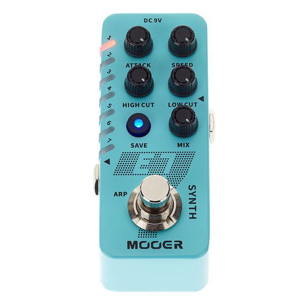 Mooer E7 Polyphonic Guitar Synth.