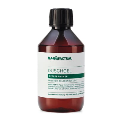 Manufactum Duschgel, Pfefferminze, 250-ml-Kunststoffflasche