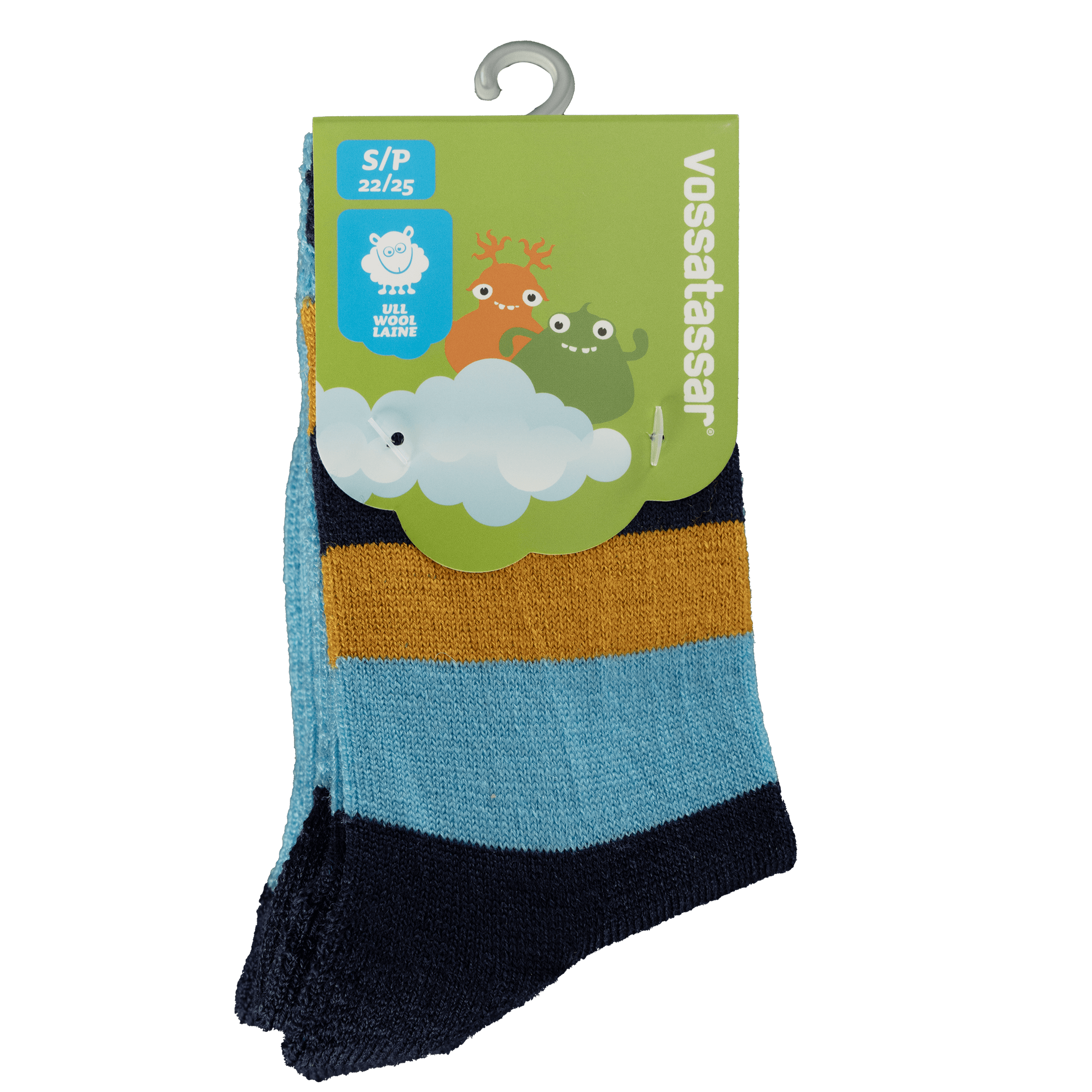 Vossatassar Vossatassar 2pk Wool Socks - Sokker