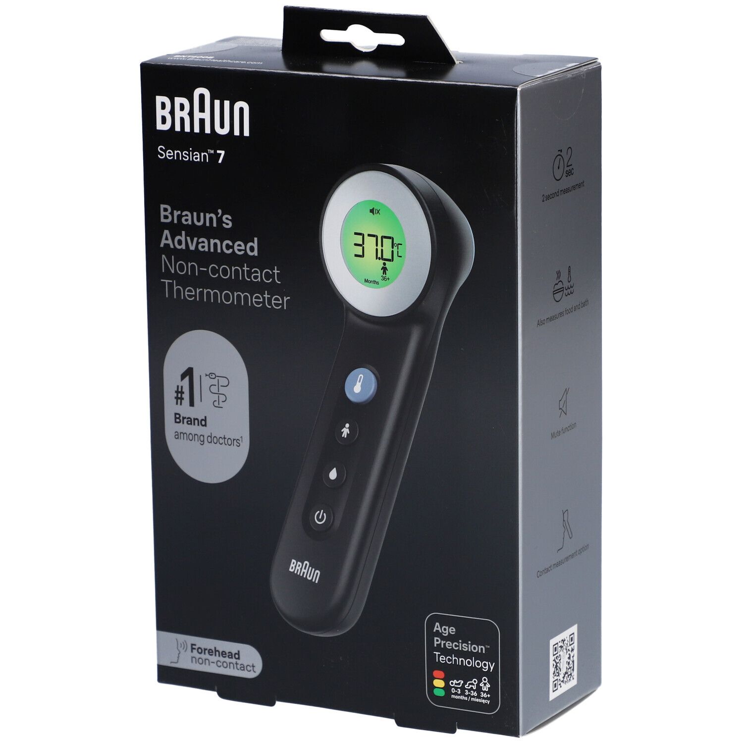 Braun No touch + touch Stirnthermometer Age Precision®