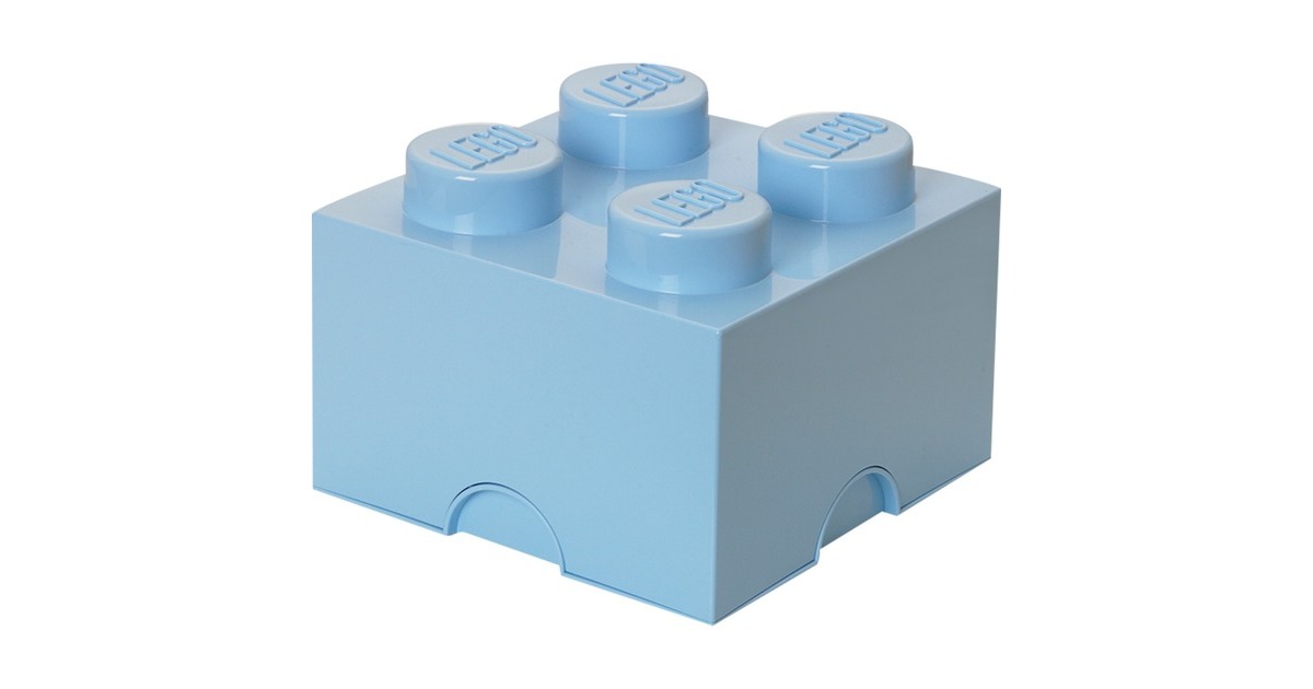 Room CopenhagenLEGO Storage Brick 4 Licht blauw opbergdoos  (Lichtblauw)