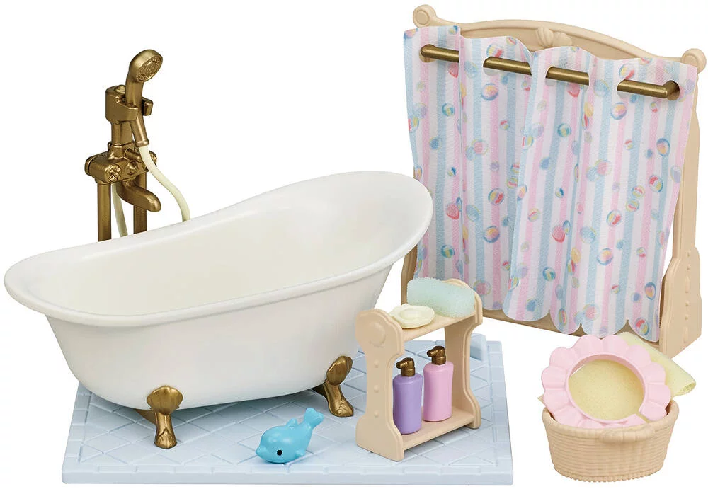 LE SET BAIGNOIRE ET DOUCHE - SYLVANIAN MEUBLES ET ACCESSOIRES