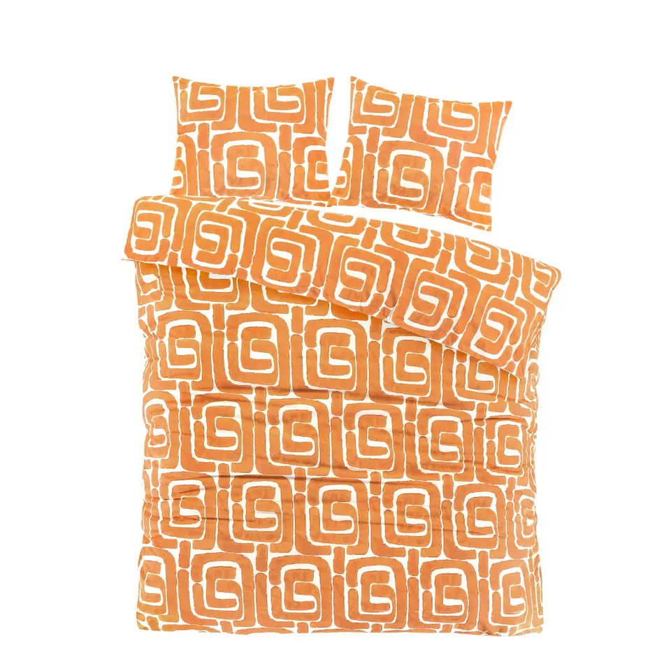 Day Dream Sem - Dekbedovertrek - Tweepersoons - 200x200/220 cm - Oranje