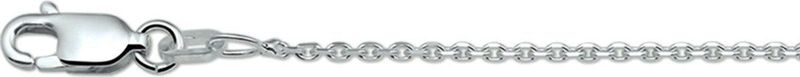 Collier - Anker Rond - Zilver Wit - Schakelbreedte 1,4 mm