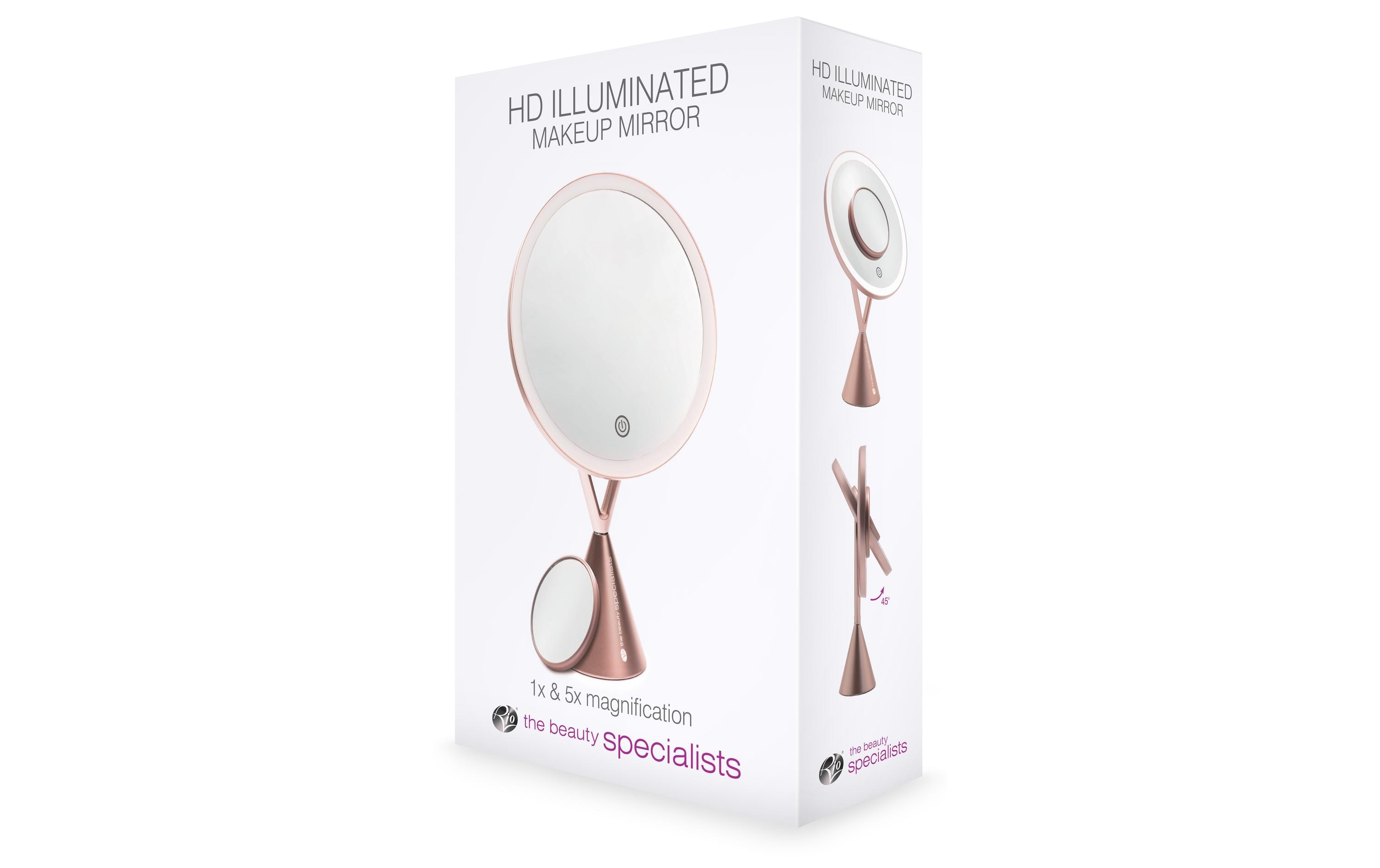 Kosmetikspiegel HD Illuminated Makeup Mirror RosegoldSchminkspiegel
