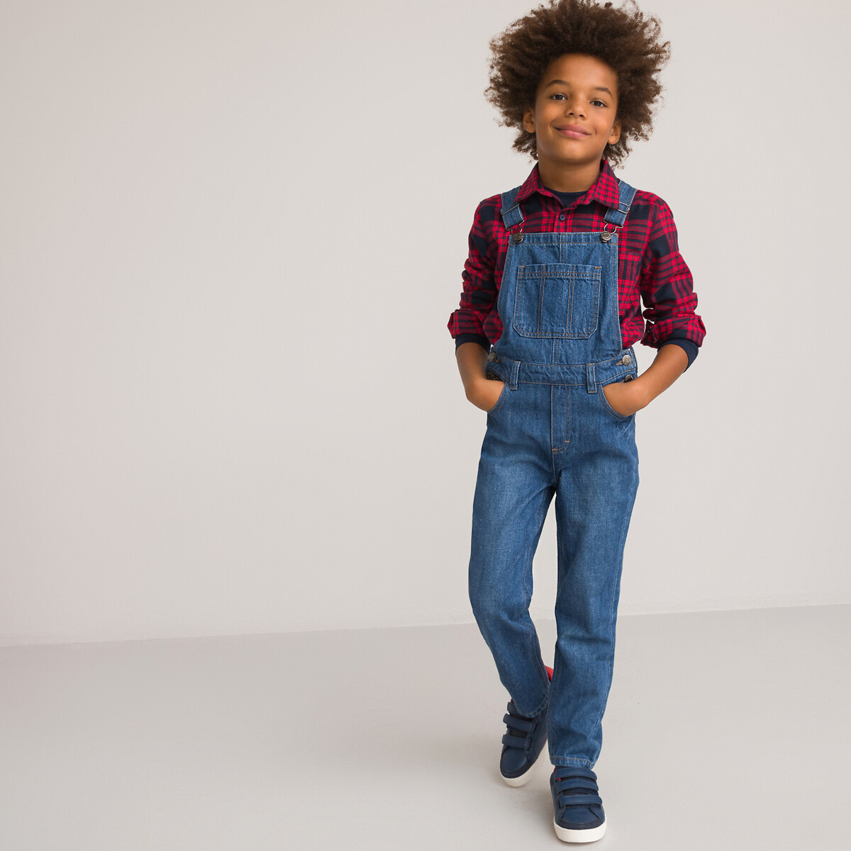 COLEÇÕES LA REDOUTE<br>Salopete em jeans