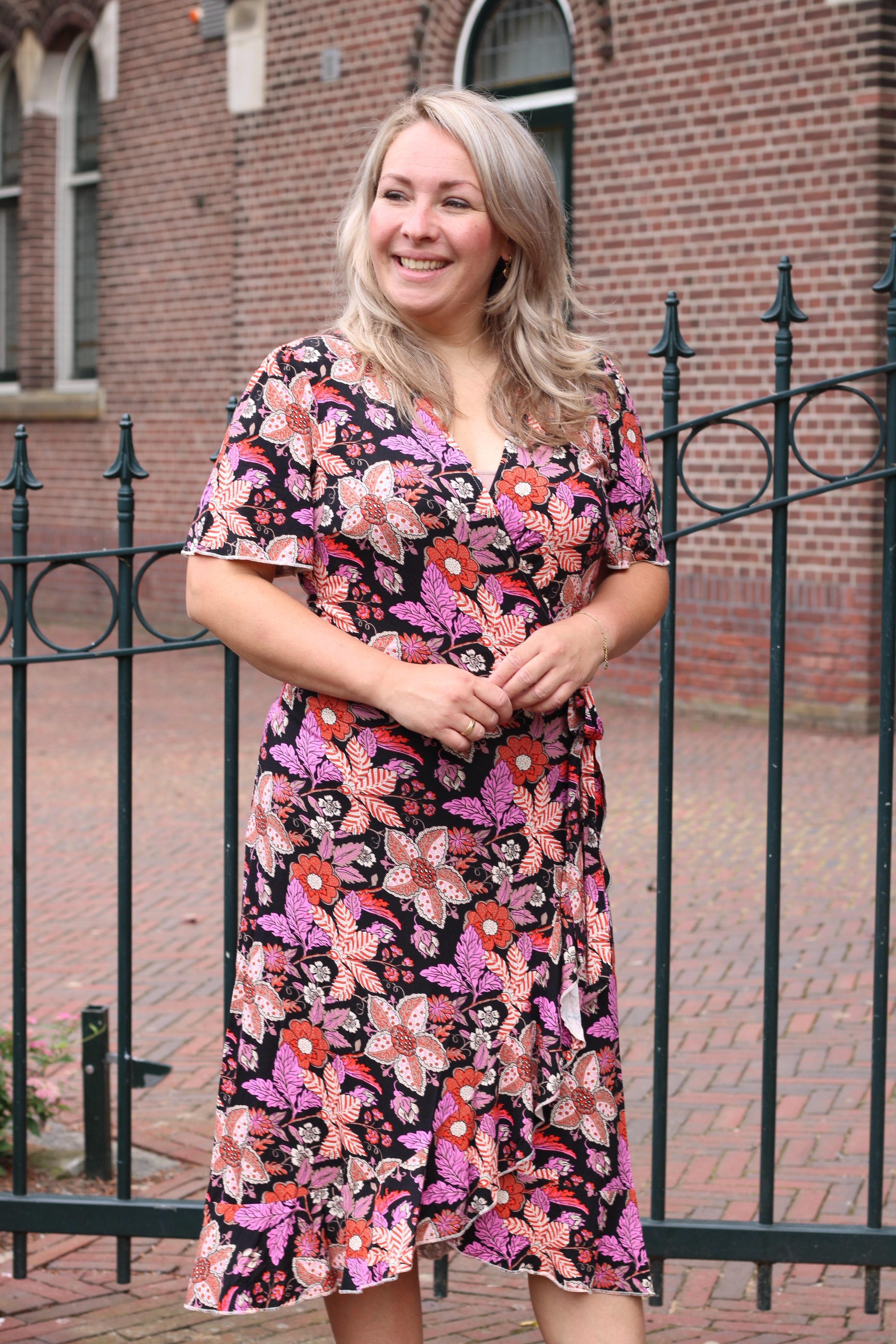 G-maxx - Anastasia Jurk - Zwart/Poppy
