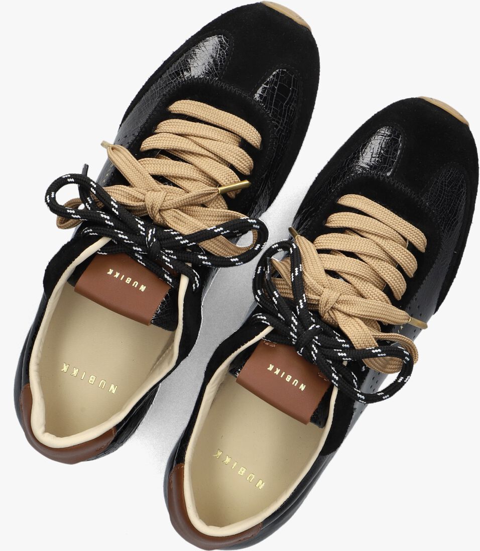zwarte nubikk lage sneakers billy lou