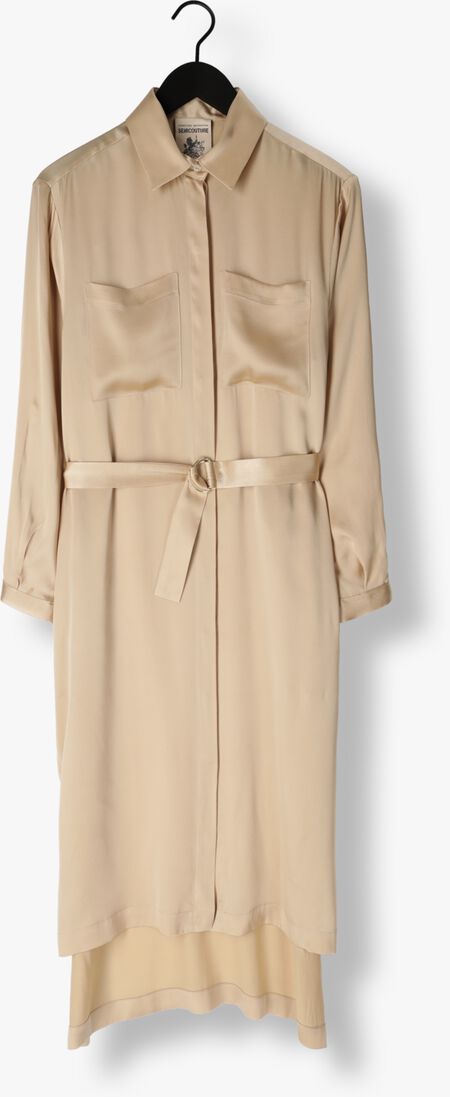 SEMICOUTURE gouden semicouture midi jurk fillipa dress