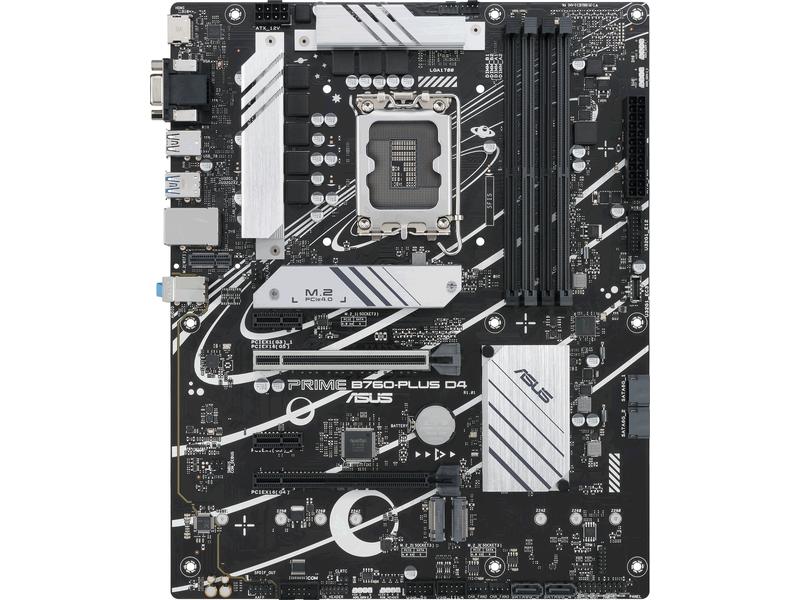 ASUS Mainboard PRIME B760 PLUS D4 ATX-Motherboard mit B760 Chipsatz