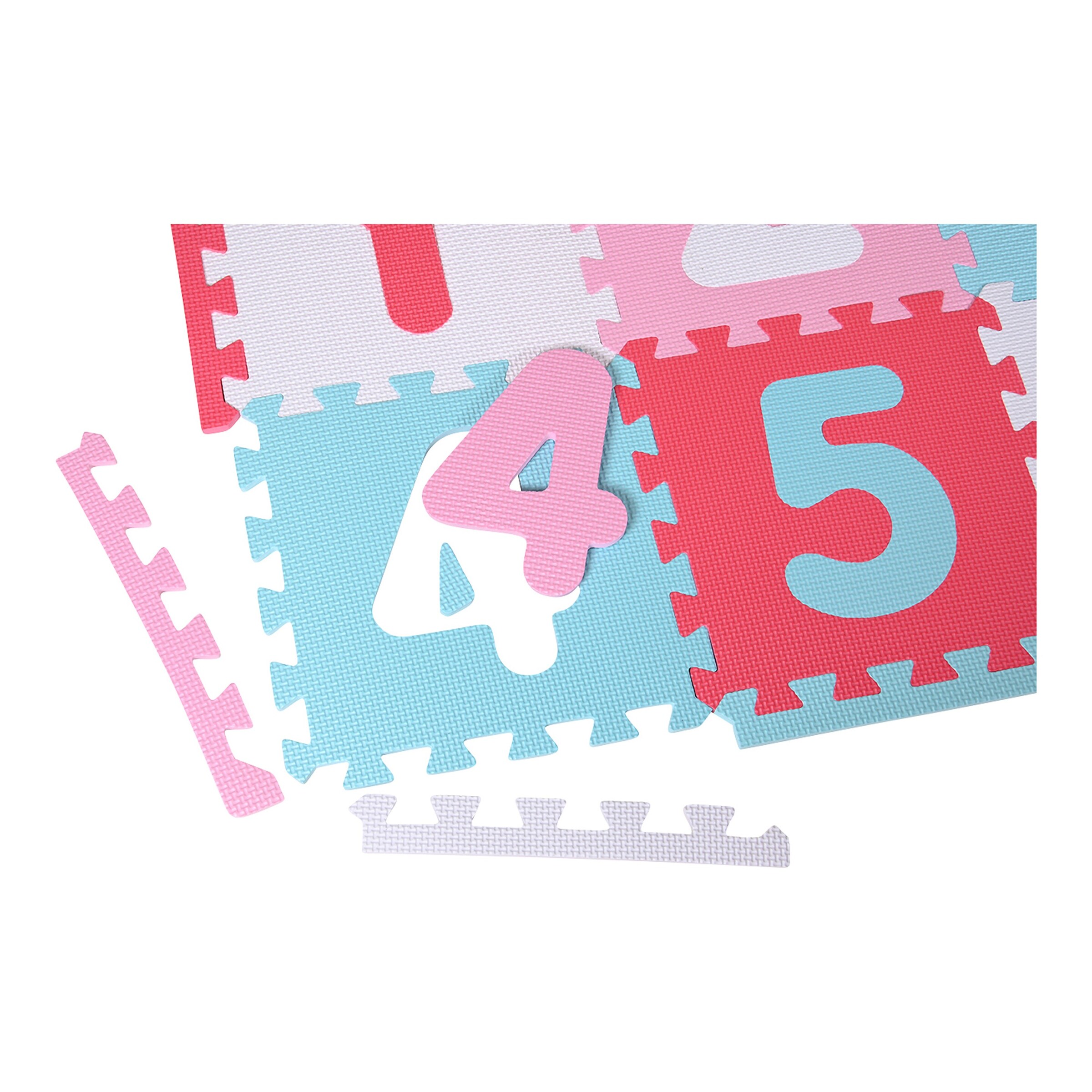 Knorrtoys Puzzlematte Alphabet & Zahlen pink/rosa