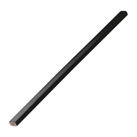 Macma Zimmermannsbleistifte, 25 cm, lackiert schwarz, 10 Stück