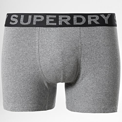 Lot De 3 Boxers M3110452A Noir Orange Gris Chiné