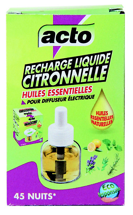Recharge d'huiles essentielles pour diffuseur électrique Acto