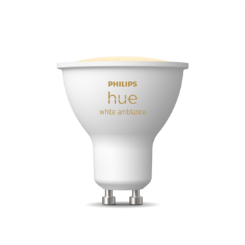 Philips Hue spot - warm tot koelwit licht 4.2W  - 1 spot - GU10
