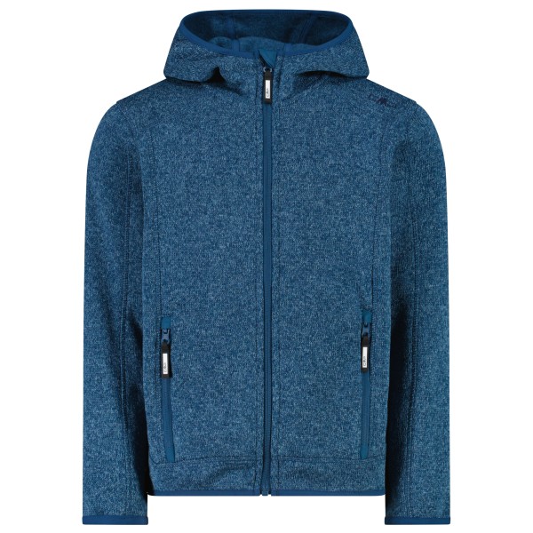 CMP - Boy's Jacket Fix Hood Jacquard Knitted - Veste polaire