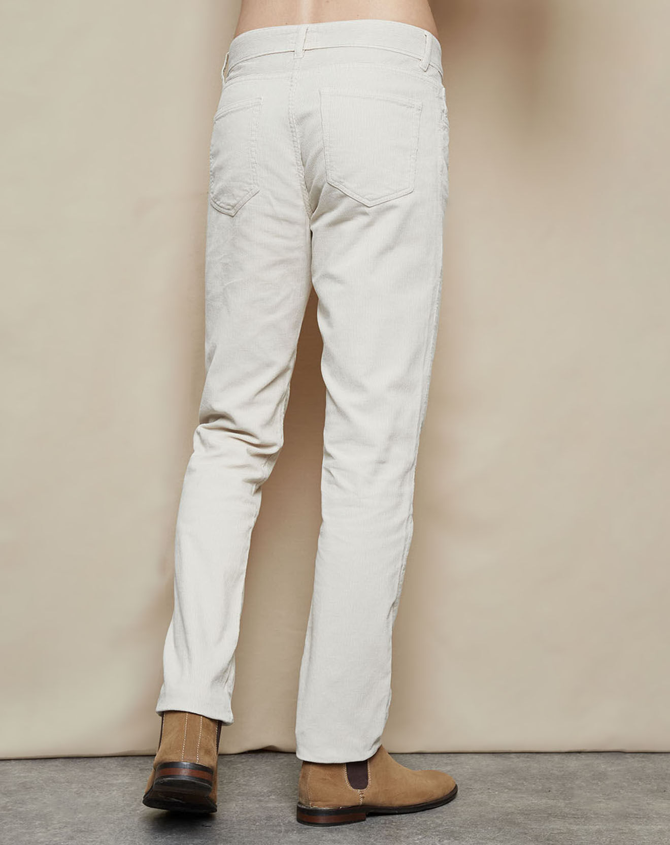 Hartford Pantalon en velours côtelé Tim sable