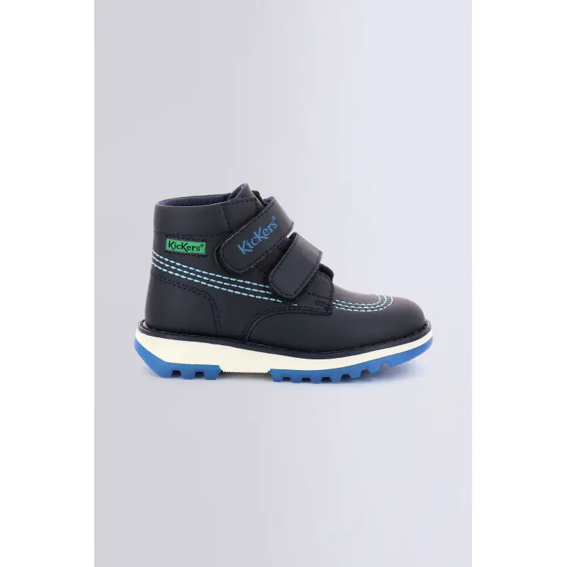 KICKFUN MARINE BLEU BOTTILLONS Synthétique Garçon