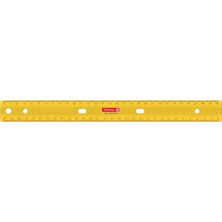 BRUNNEN Lineal 30 cm farbig, in Ordner abheftbar