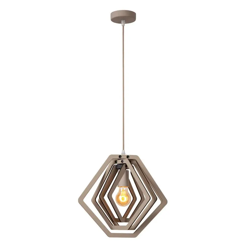 Lucide MAURO Hanglamp - Taupe