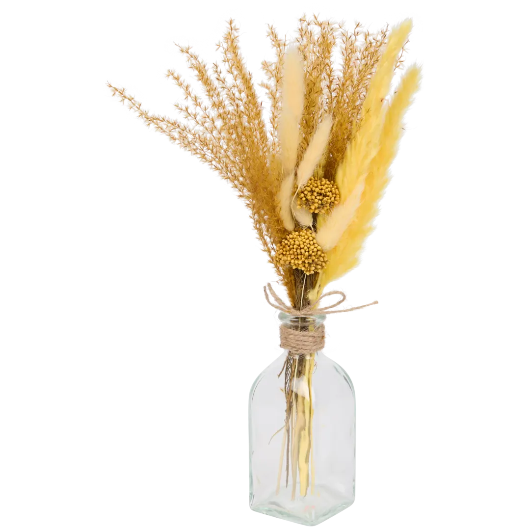 Droogbloemen in glas Diverse varianten