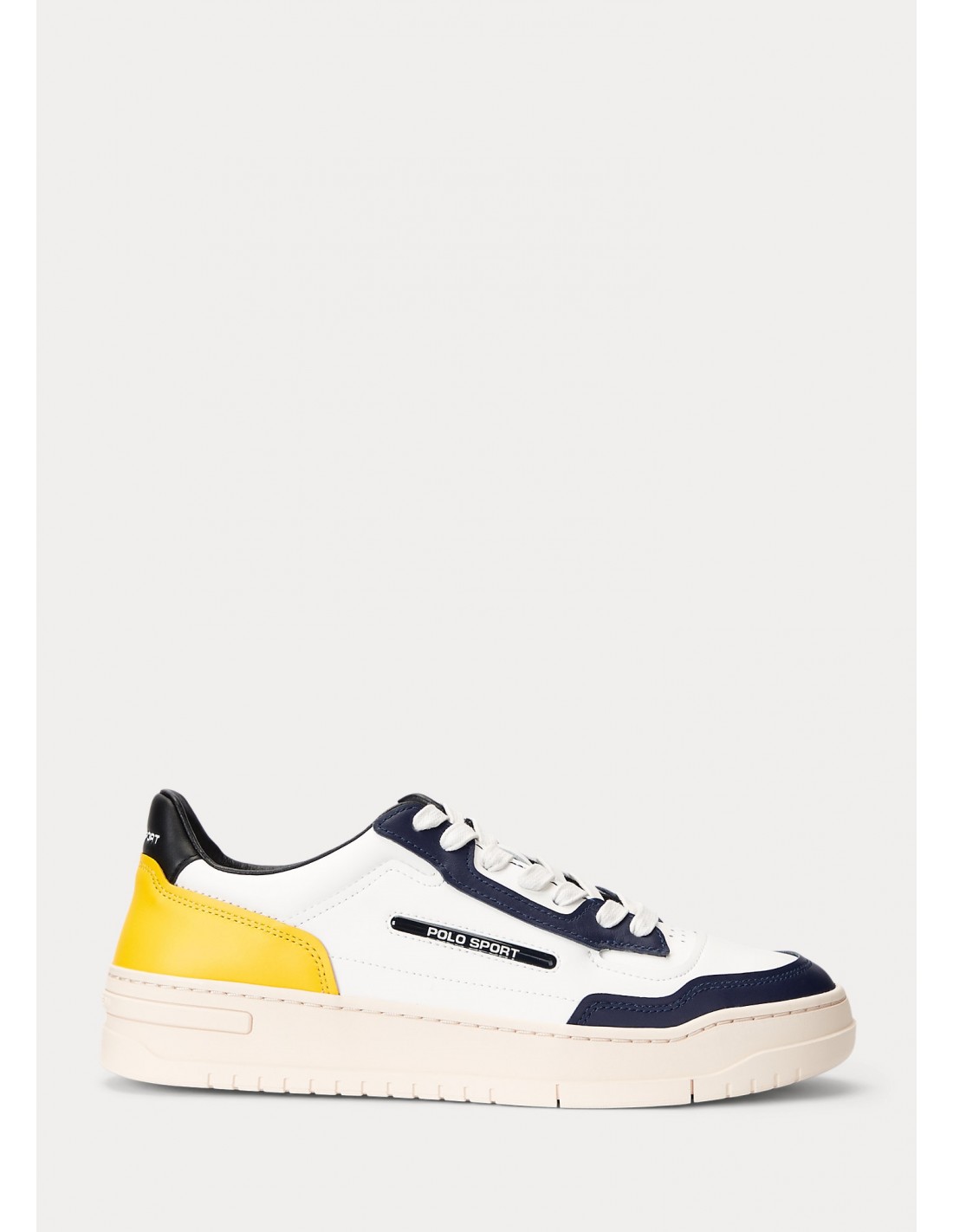 ralph lauren Baskets de ville Homme PS 300 Blanc/Jaune/Bleu